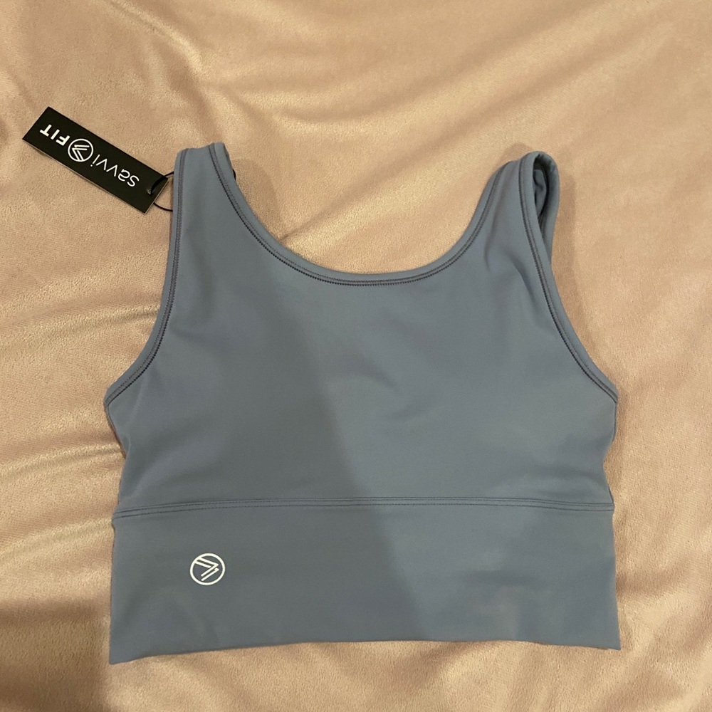 Blue Savvy sports bra
